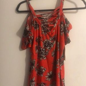 NWT cold shoulder top